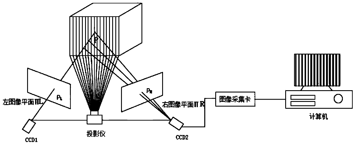 Three-dimensional non-contact scanning method using positive and negative Gray code line shift grating