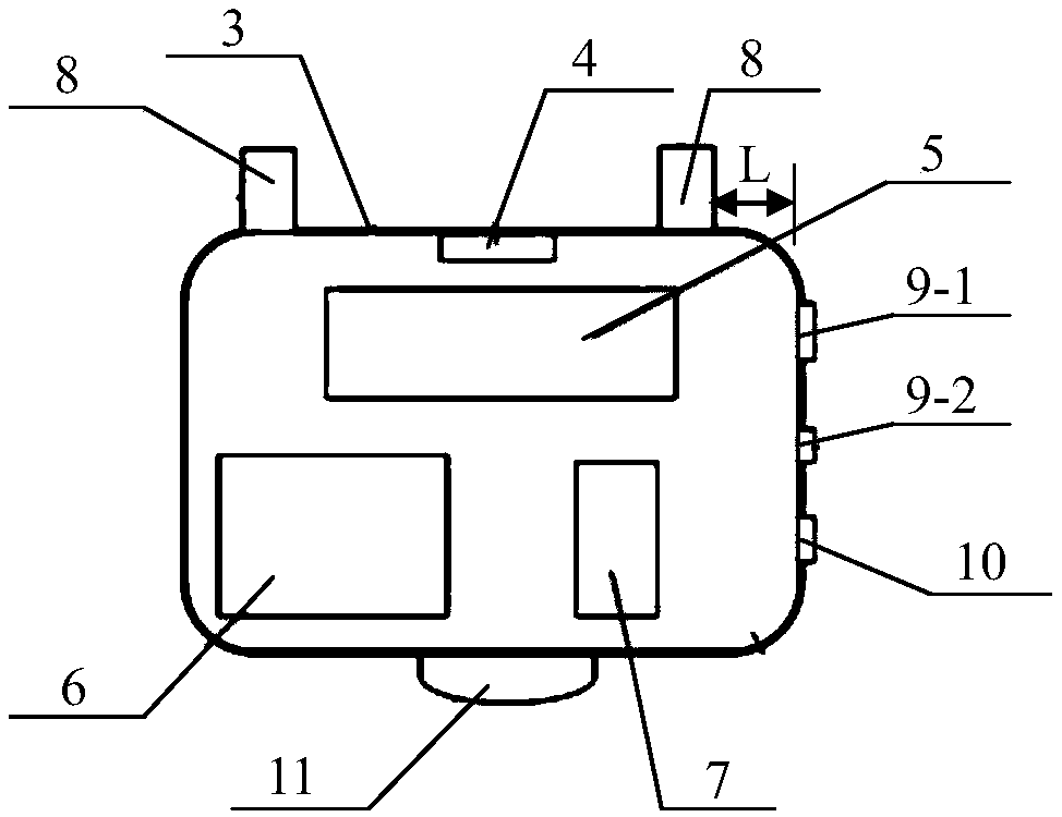 Train incoming early warning device and method