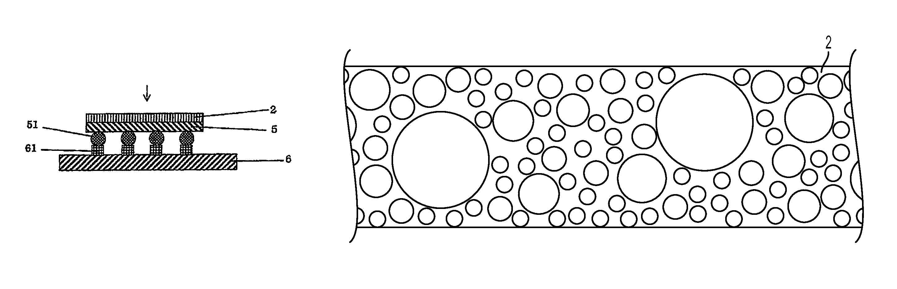 Film for flip chip type semiconductor back surface containing thermoconductive filler