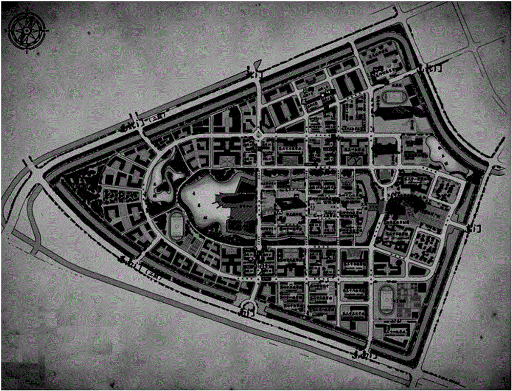 On-campus compound type navigation method