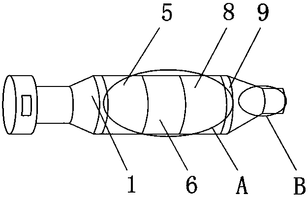 Vehicle silencer with multi-stage silencing assembly