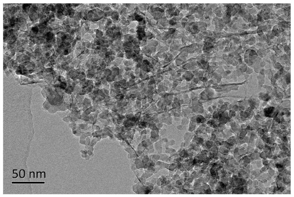 Thermally reduced graphene supported by nano-α-alumina, preparation method and high thermal conductivity and electrical insulation elastomer thermal interface material