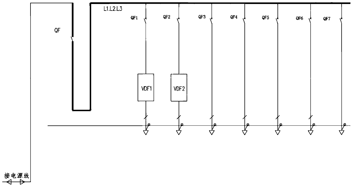 Automatic control device of integrated sewage treatment device