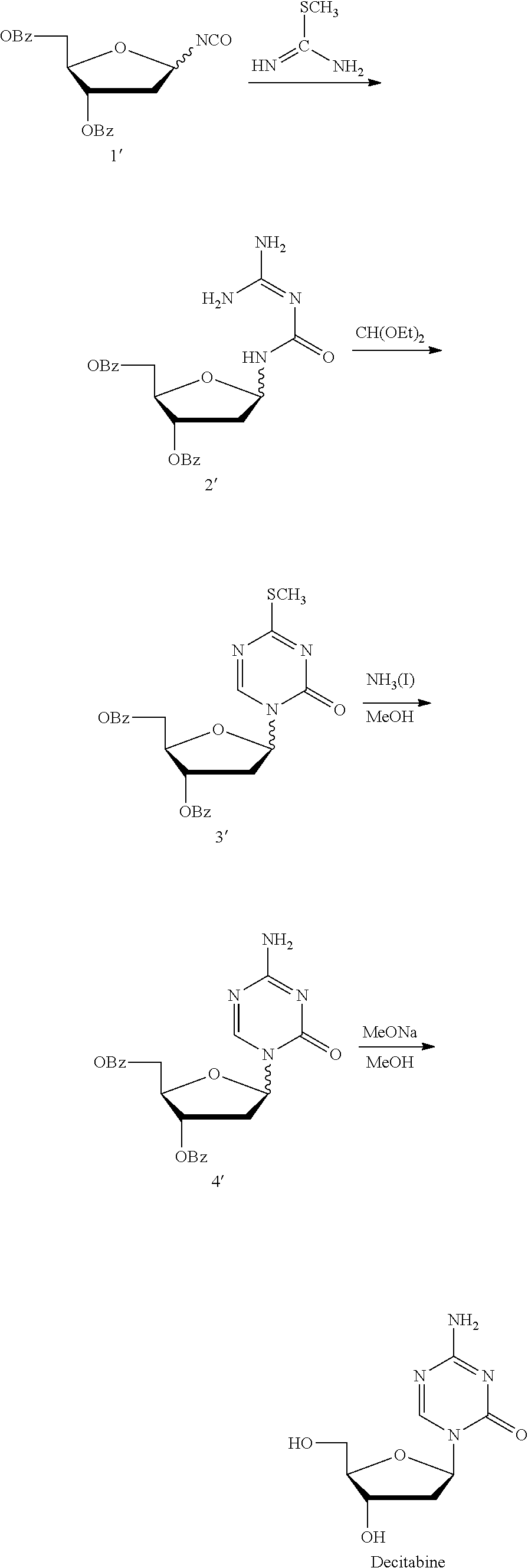 A method for preparing a ß-nucleoside compound