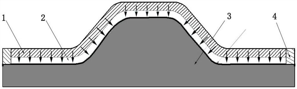 A molding method of composite material with lightning protection function