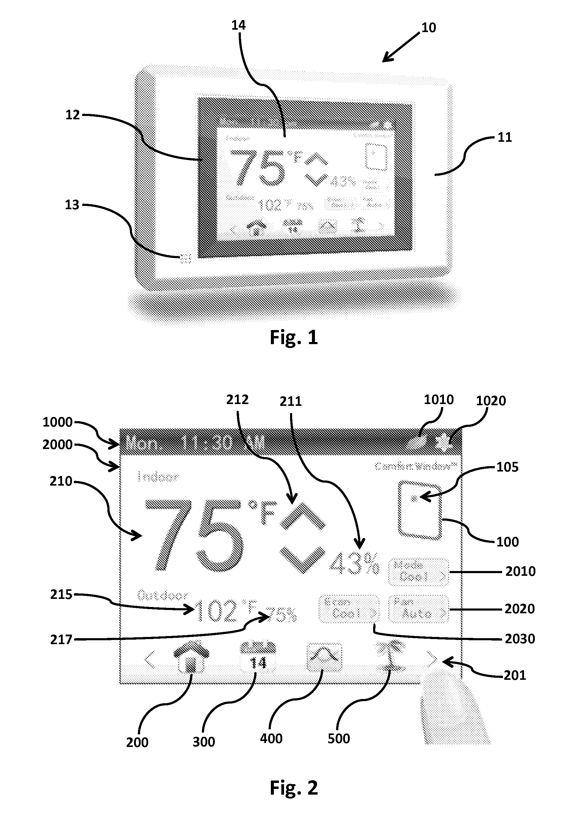 HVAC controller having integrated comfort window display