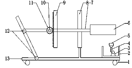 Automatic painting device and application thereof