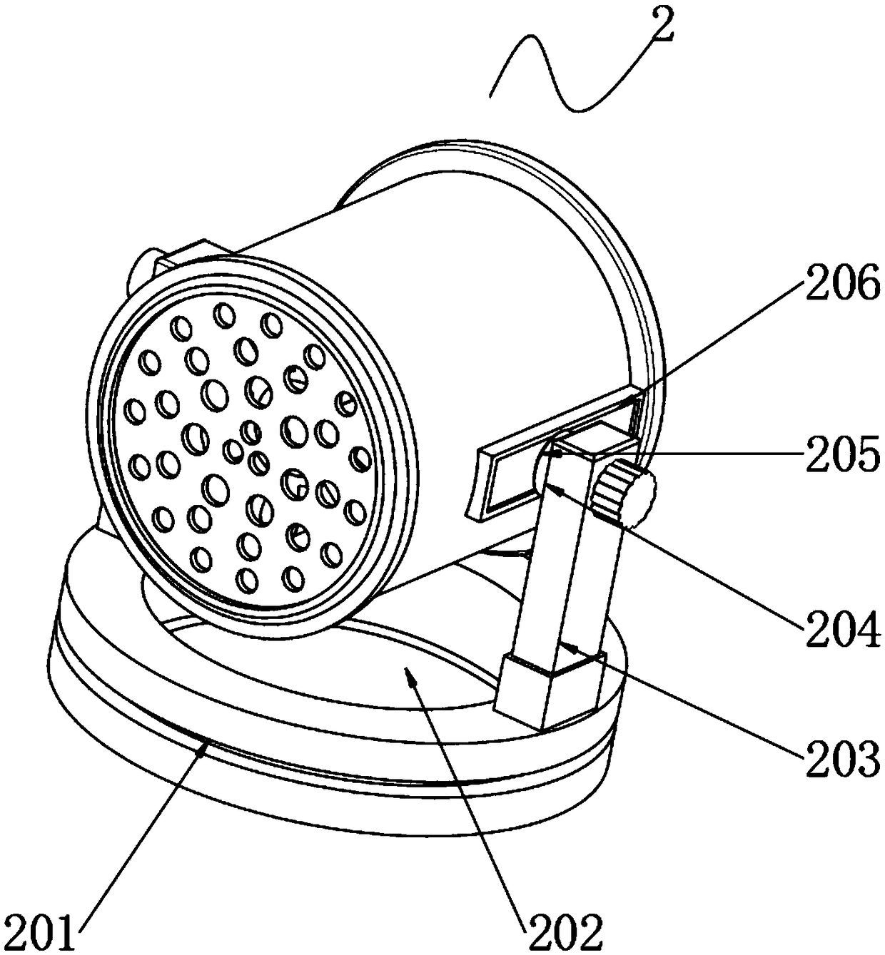 Environment-friendly water mist dust removal device for engineering