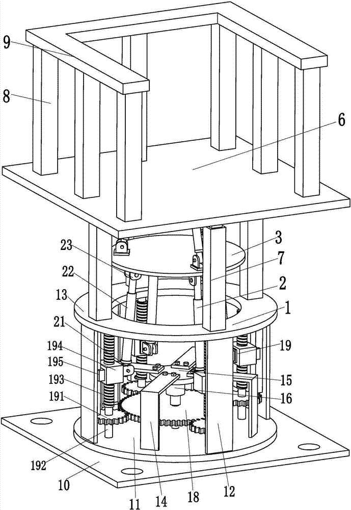 Lifting platform for electric equipment maintenance