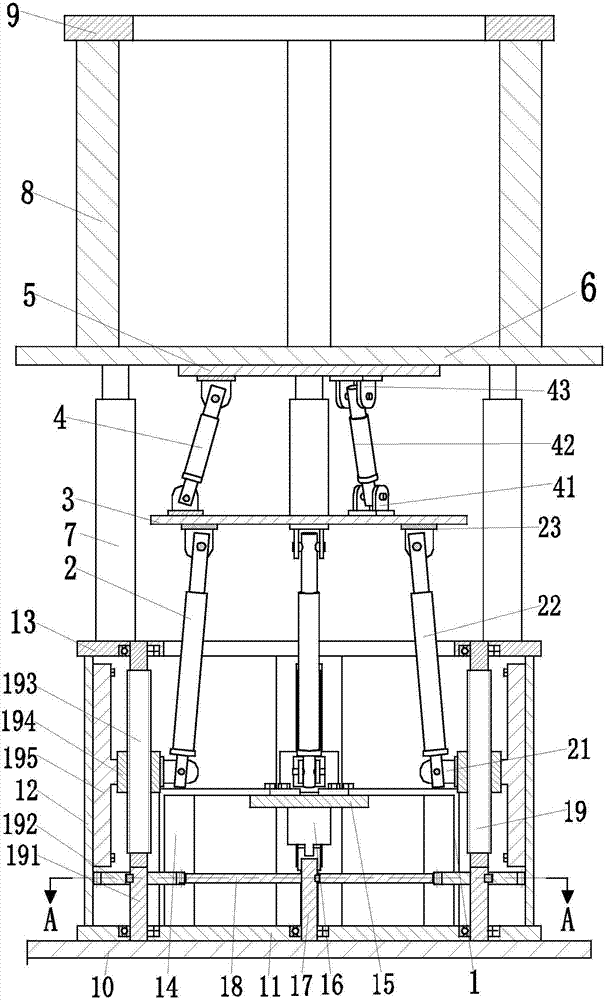 Lifting platform for electric equipment maintenance