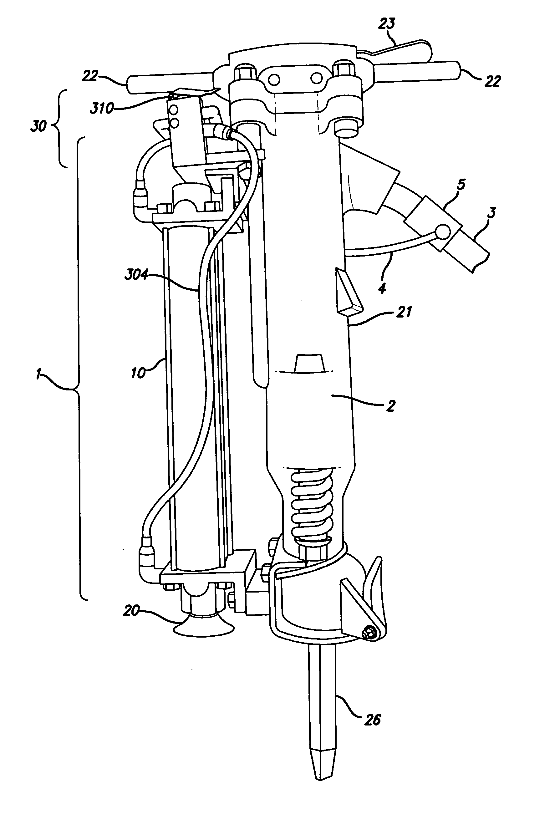 Jackhammer lift assist