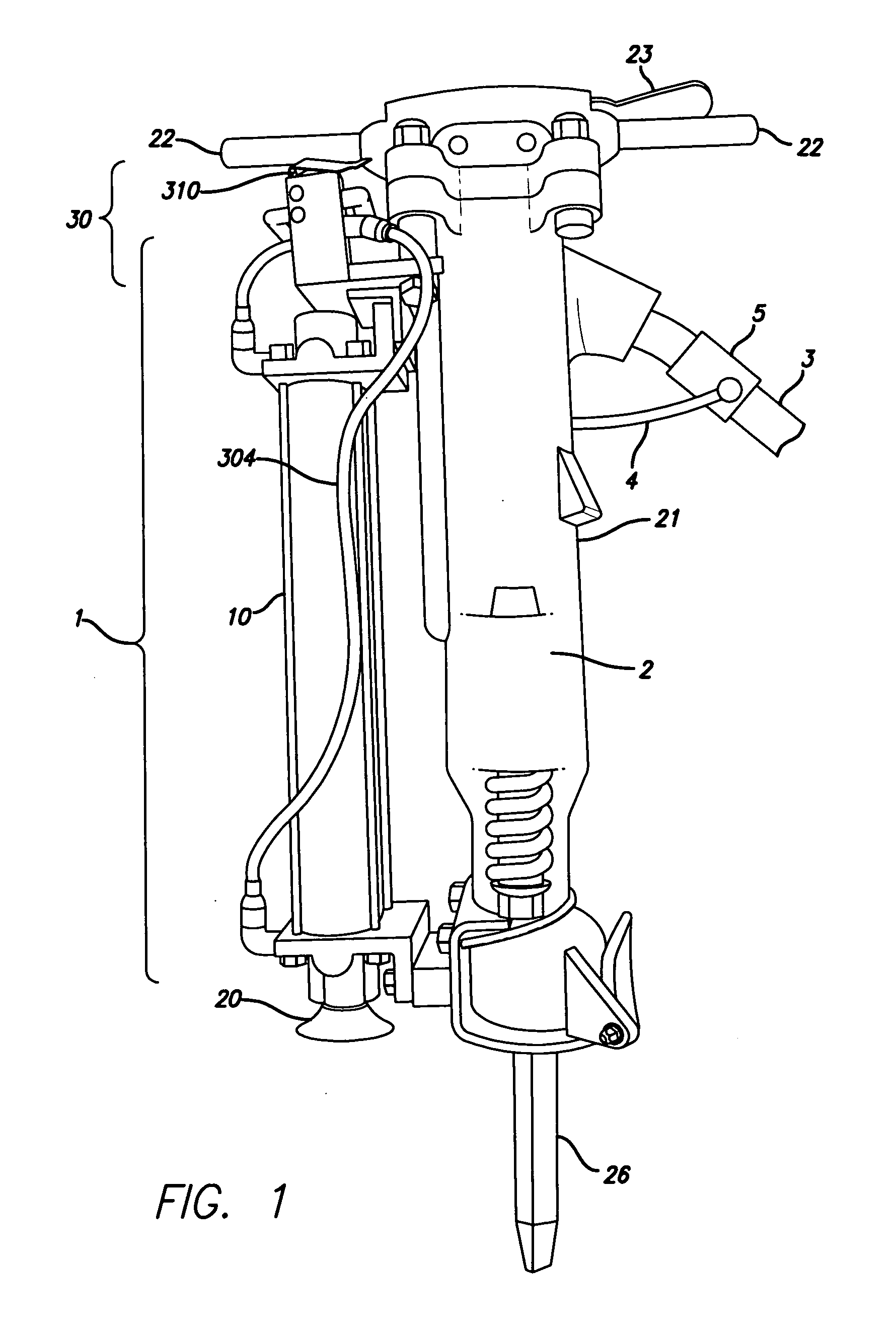 Jackhammer lift assist