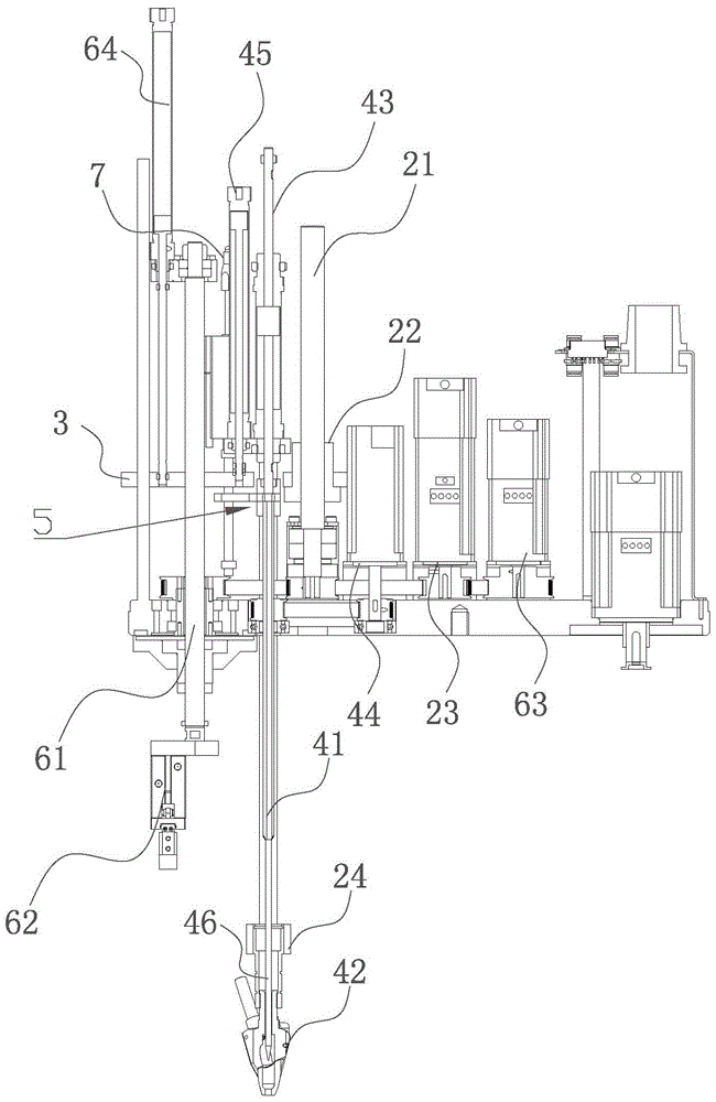 Multifunctional multi-axis mechanical arm locking screw machine