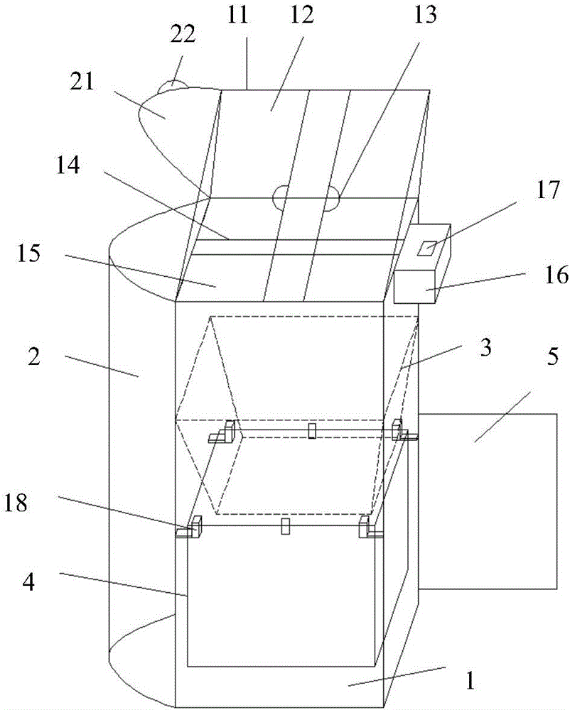 Multifunctional medical trash can