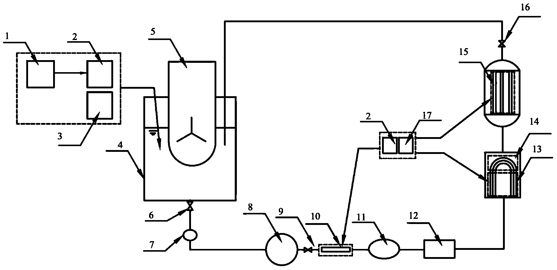 Experiment system for measuring migration and sedimentation of granular corrosion products in pipeline