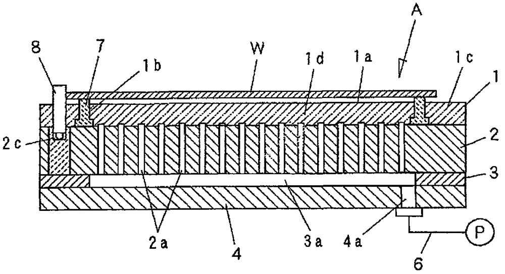 Adsorption platform manufacturing method and adsorption platform