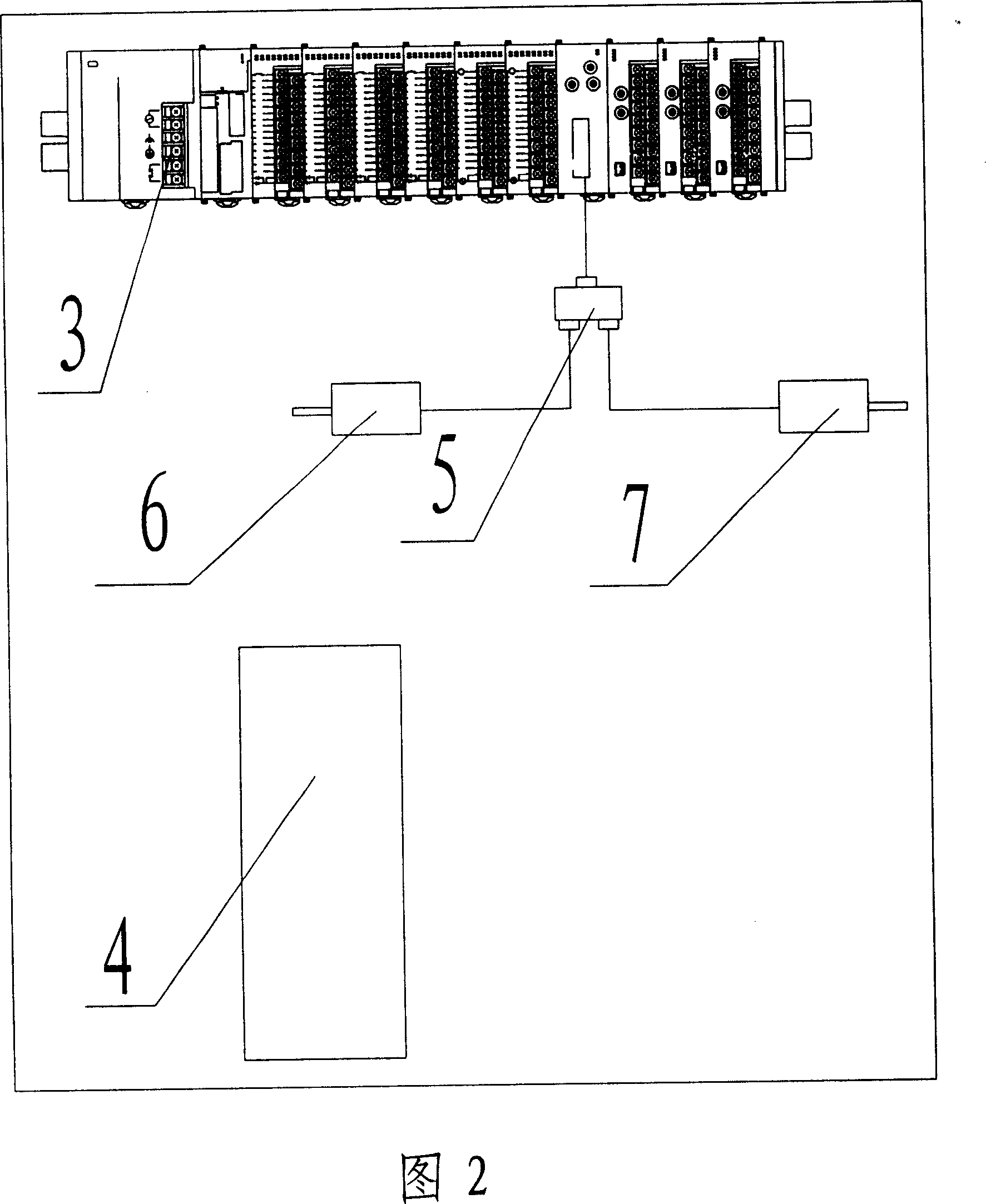 Hydraulic press constant power control structure and controlling means thereof