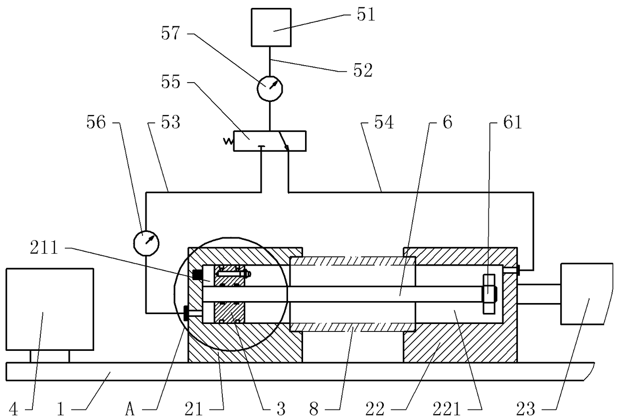 Defect detection method of high-pressure gas-filled connecting pipe