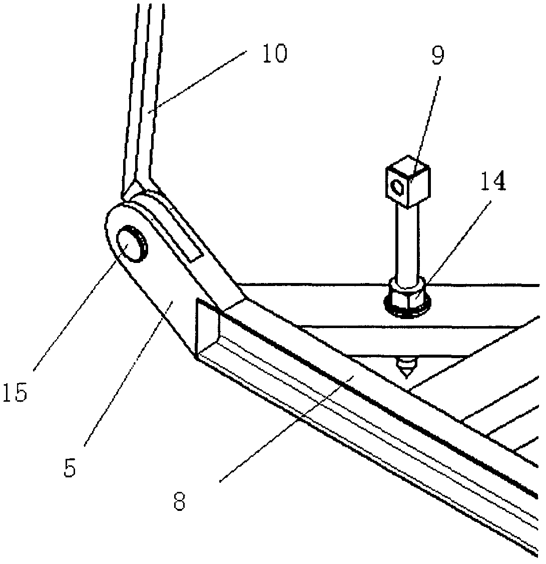 Side slope anchoring hole drilling construction equipment and side slope anchoring hole drilling construction method