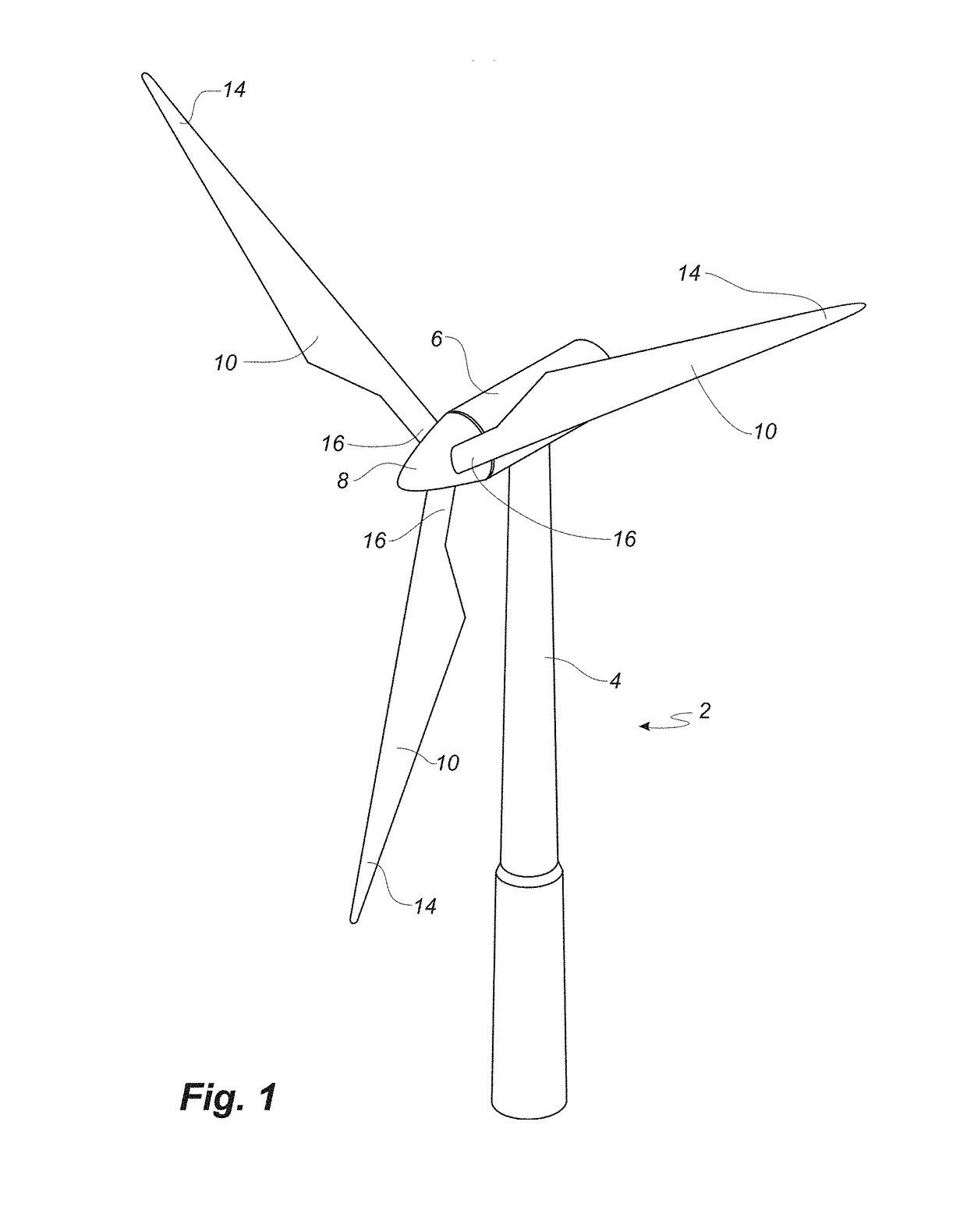 Wind turbine blade having a bond line adjacent a sandwich panel of the blade