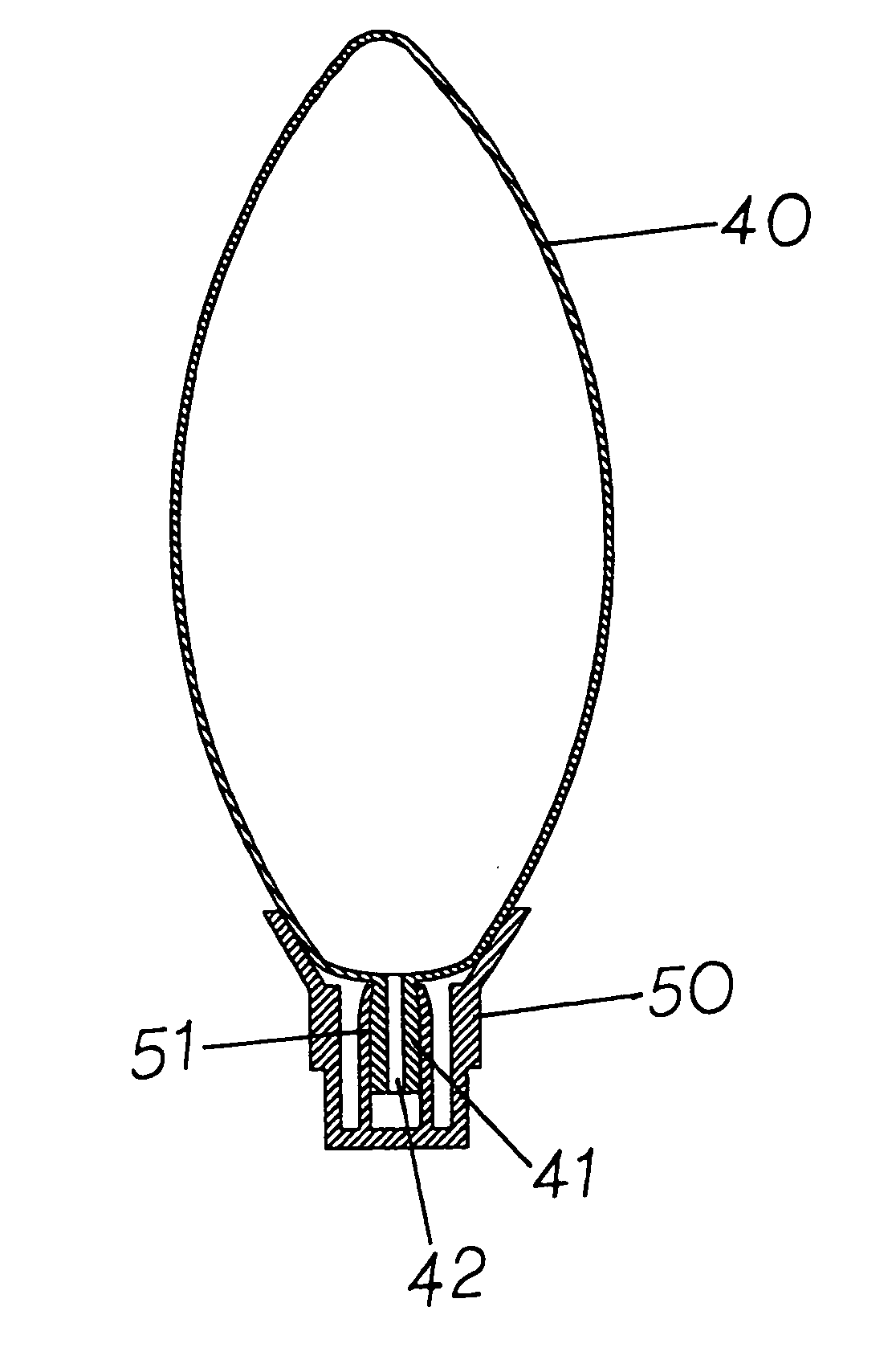 Big improved lamp holder structure