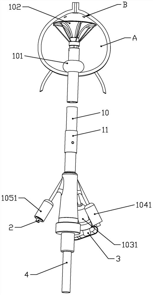 Bladder dosing device for gynaecology and obstetrics