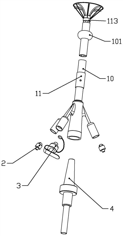 Bladder dosing device for gynaecology and obstetrics