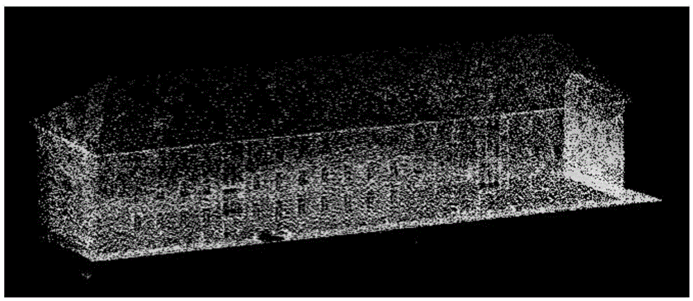 Method for manufacturing building digital line map based on vehicle-mounted laser radar point cloud