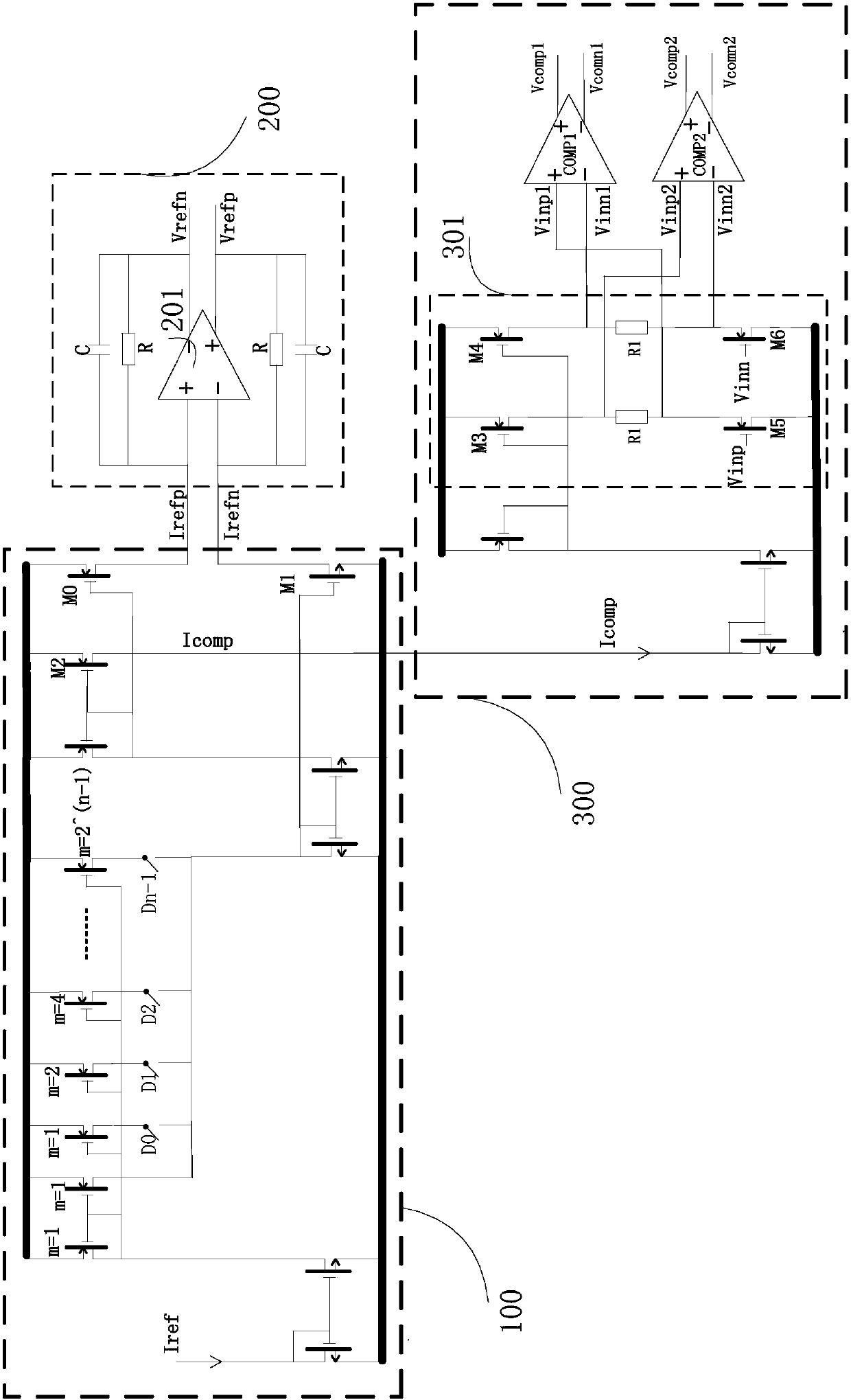 Fully-differential programmable standard voltage generation circuit