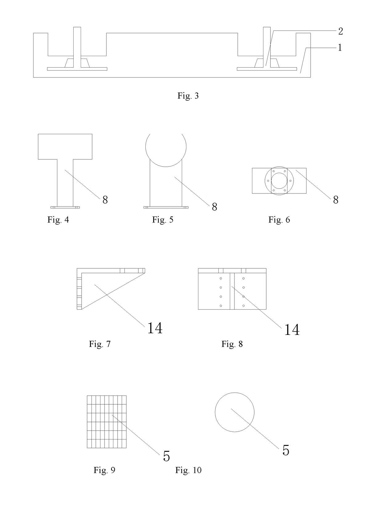 Assembled type pier column member with steel-concrete composite structure