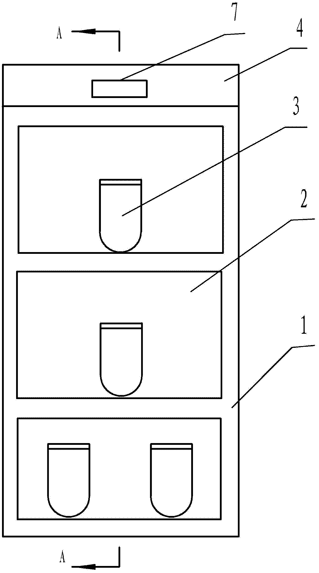 Electronic grain storage cabinet with ozone generator and refrigerator