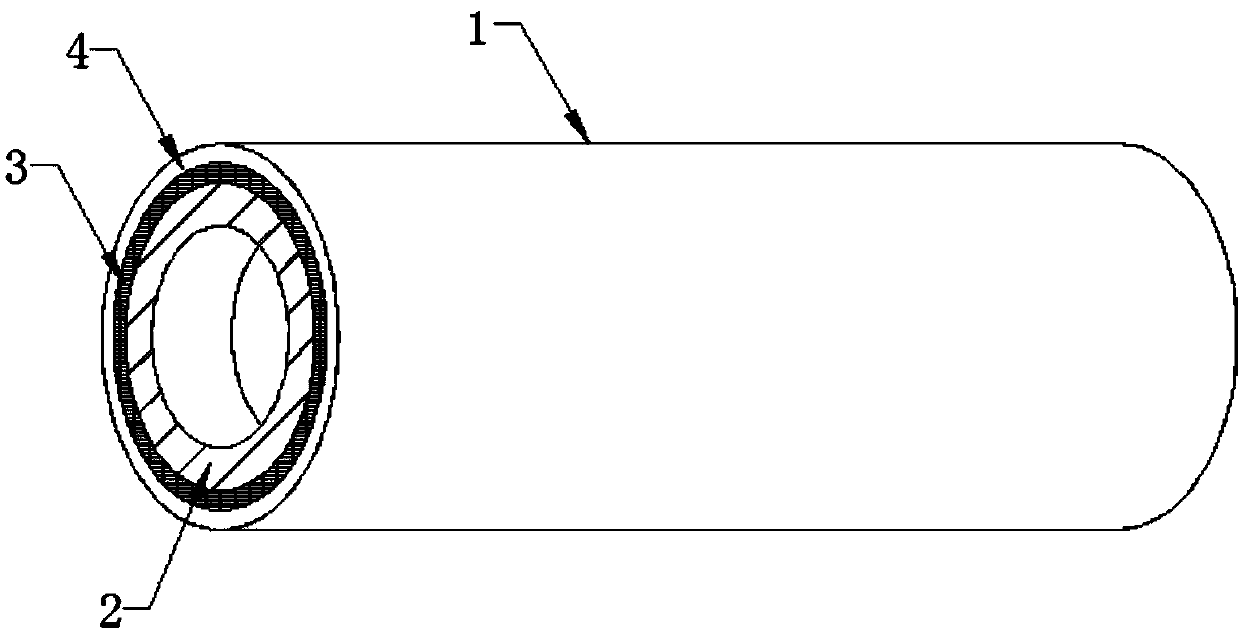 Flame-retardant PP (polypropylene) pipe