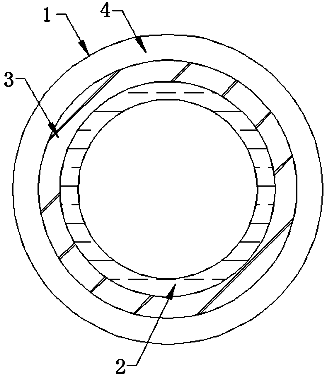 Flame-retardant PP (polypropylene) pipe