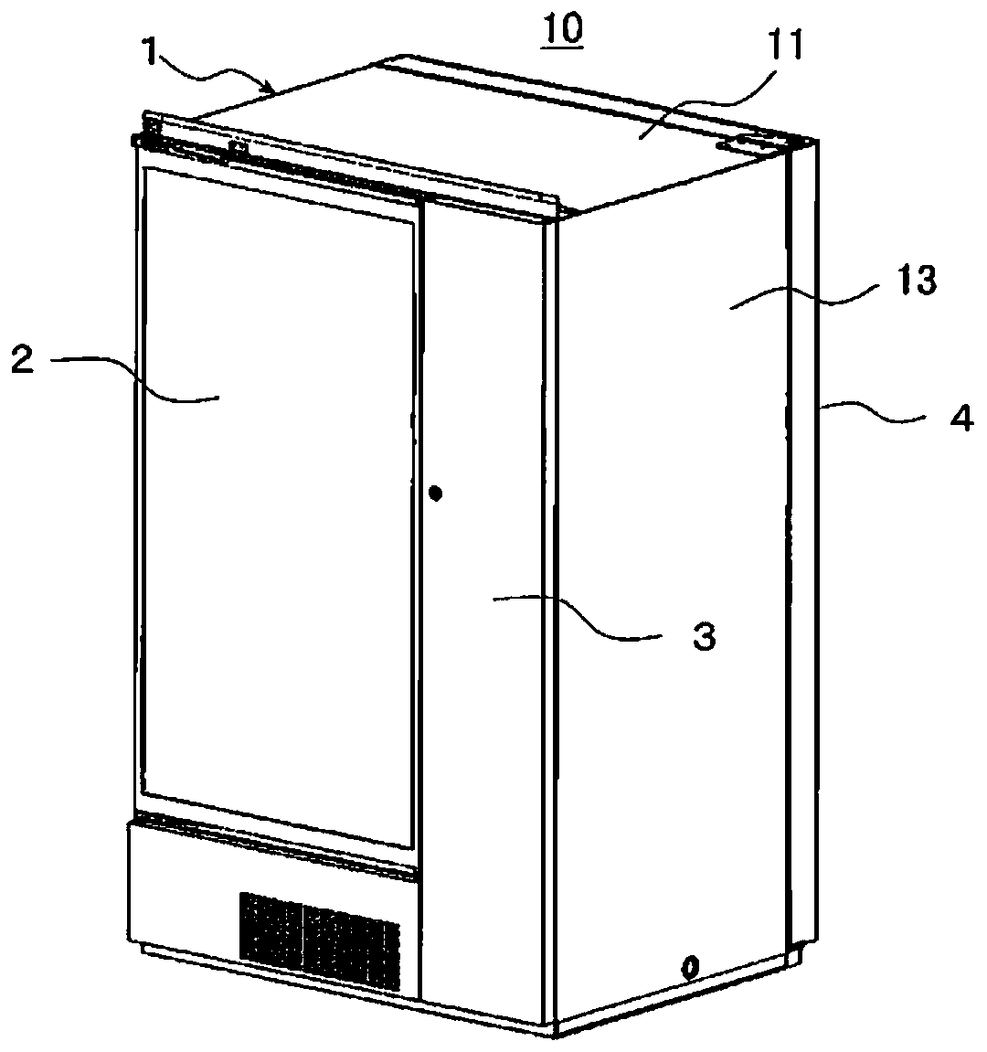 Automatic vending machine for display cabinet