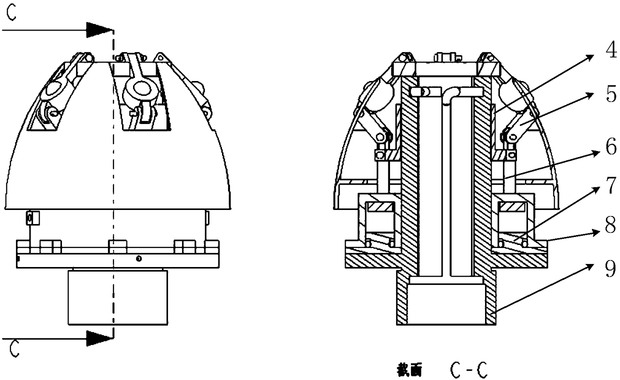 Ball-type guiding damping mechanism suitable for general cone rod capturing mechanism of high-orbit satellite