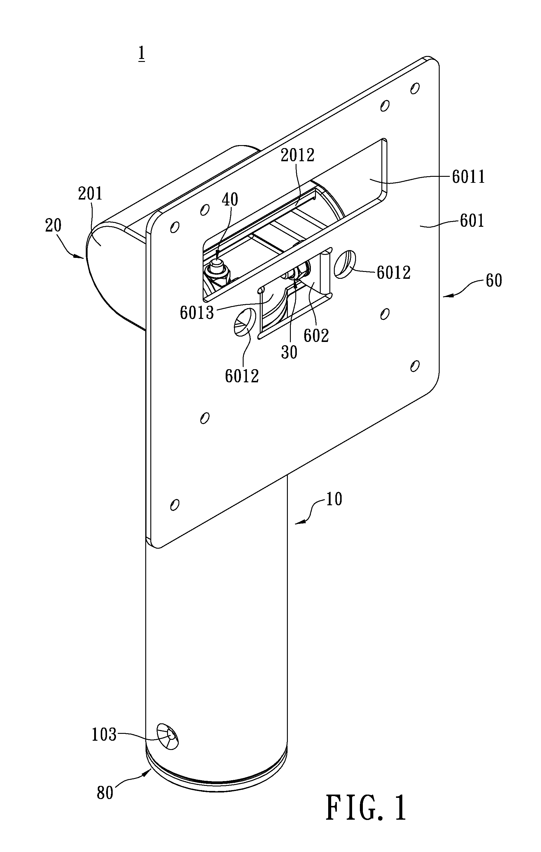 Display supporting device