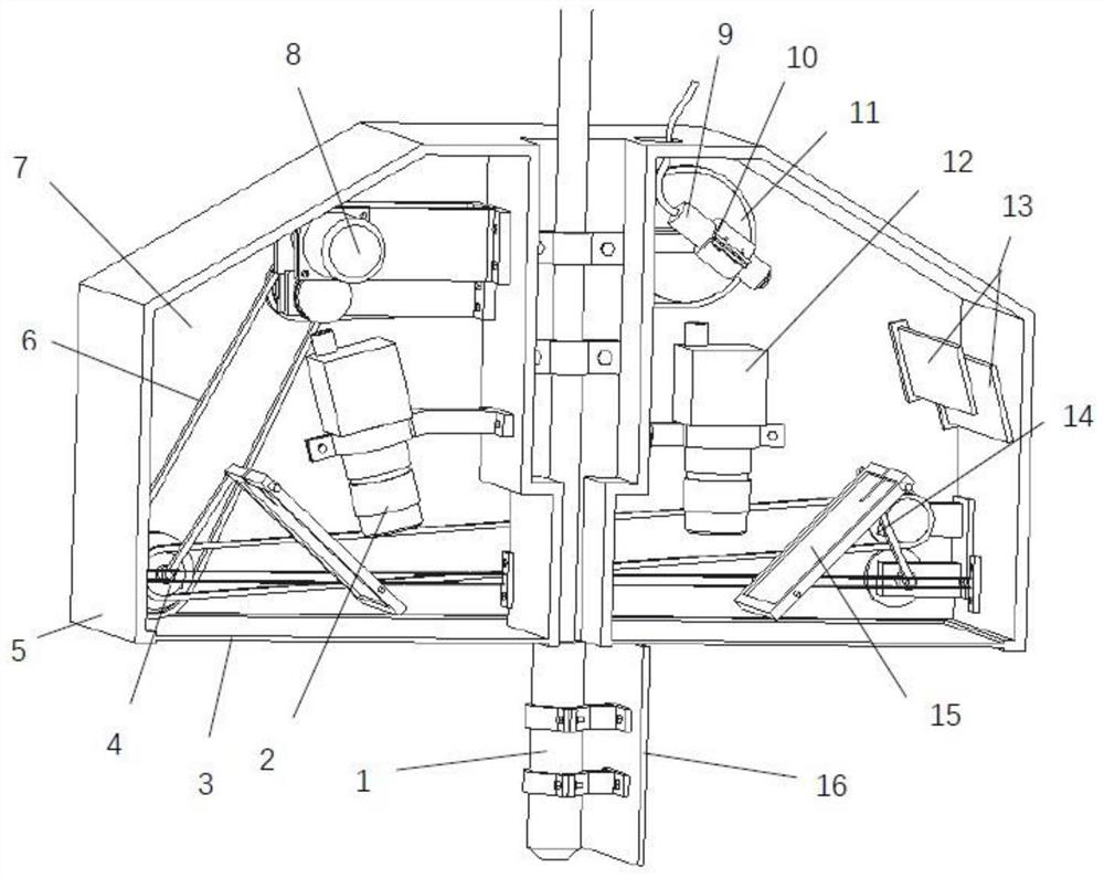 A laser adjustable oval tank weld seam tracking sensor