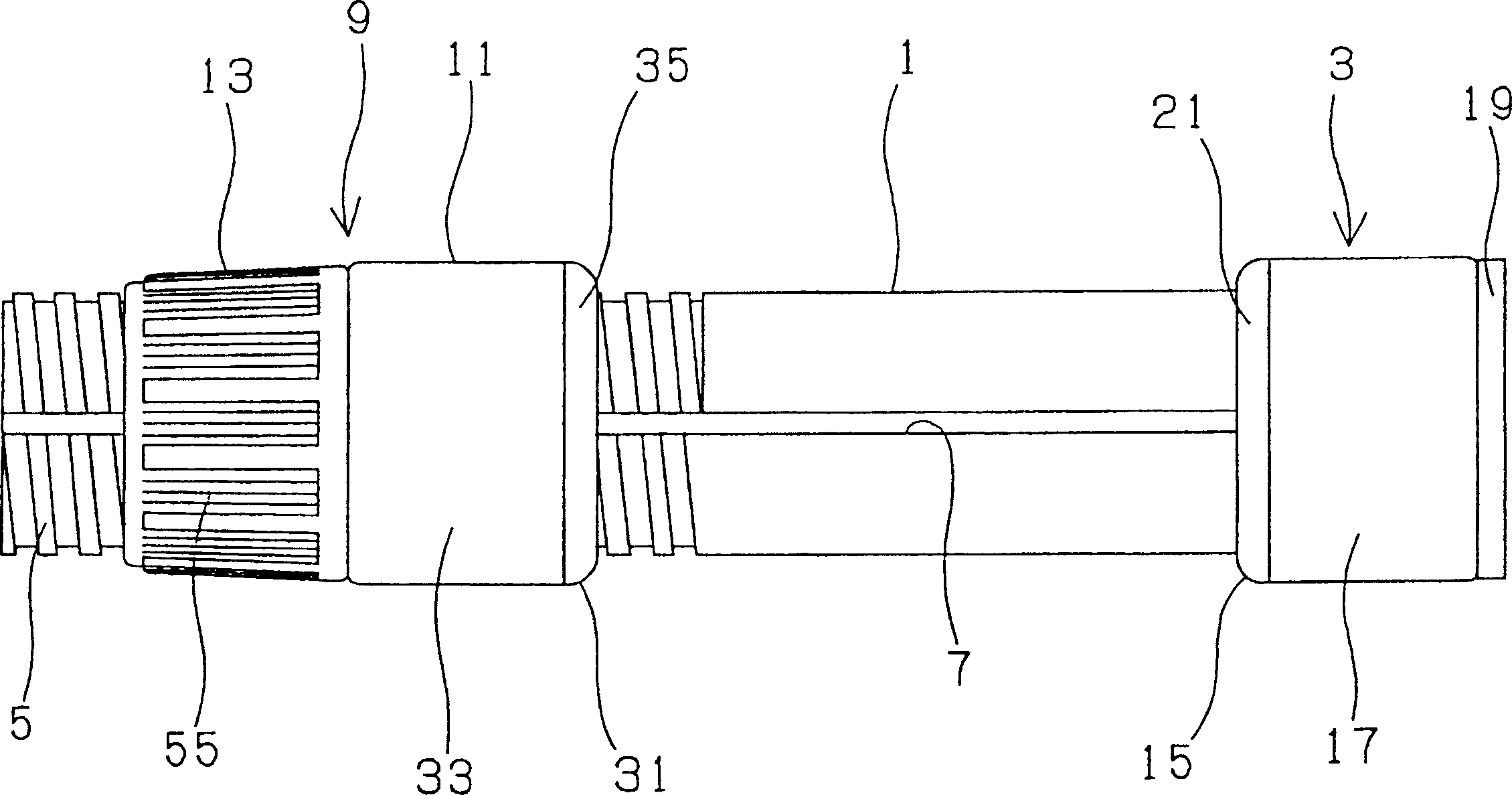 A fishing pole mounting structure for firm mounting of a fishing reel and movable hood part