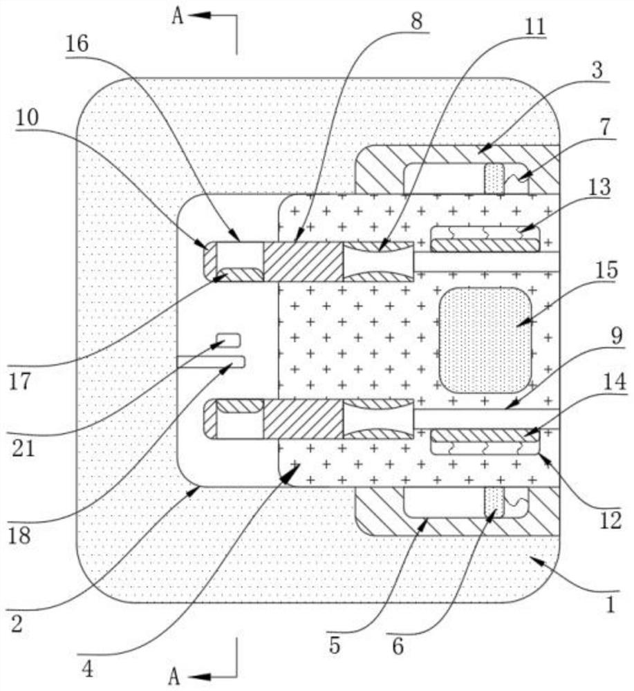 A kind of anti-shock socket