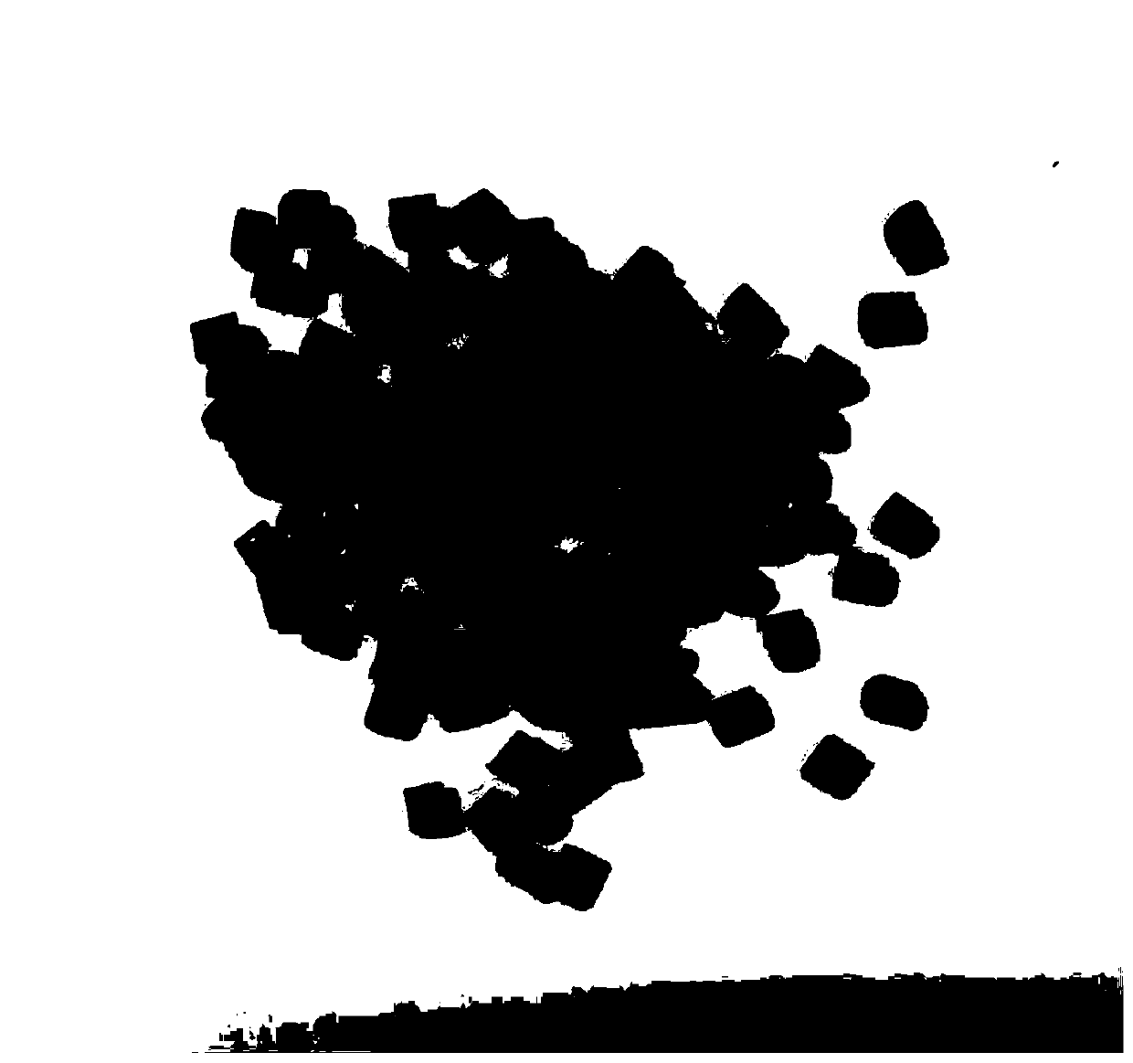 Preparation method of graphene modified polyester composite material based on liquid phase stripping