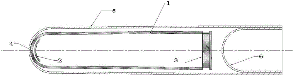 Large-diameter cadmium telluride or cadmium zinc telluride polycrystalline rod synthesis device and preparation method