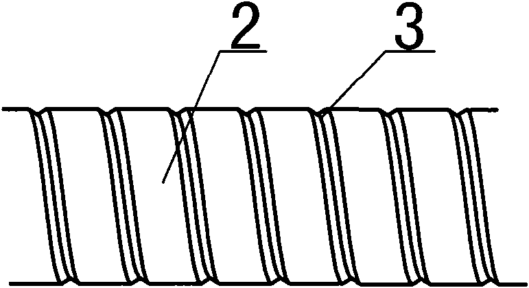 Injection needle with spiral surface