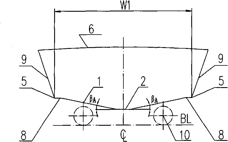 Boat type of deep V skimming boat