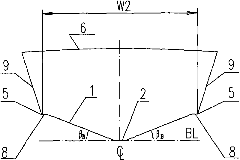 Boat type of deep V skimming boat