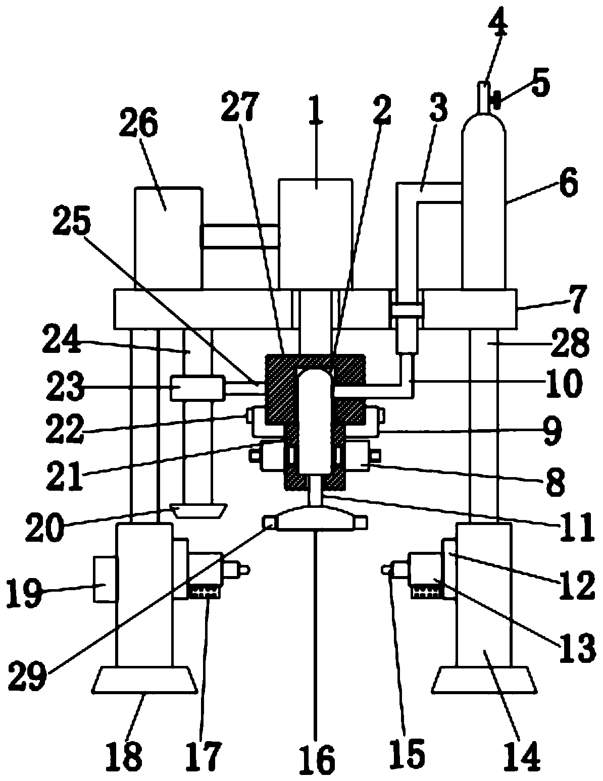 Clinical emergency breathing device for internal medicine