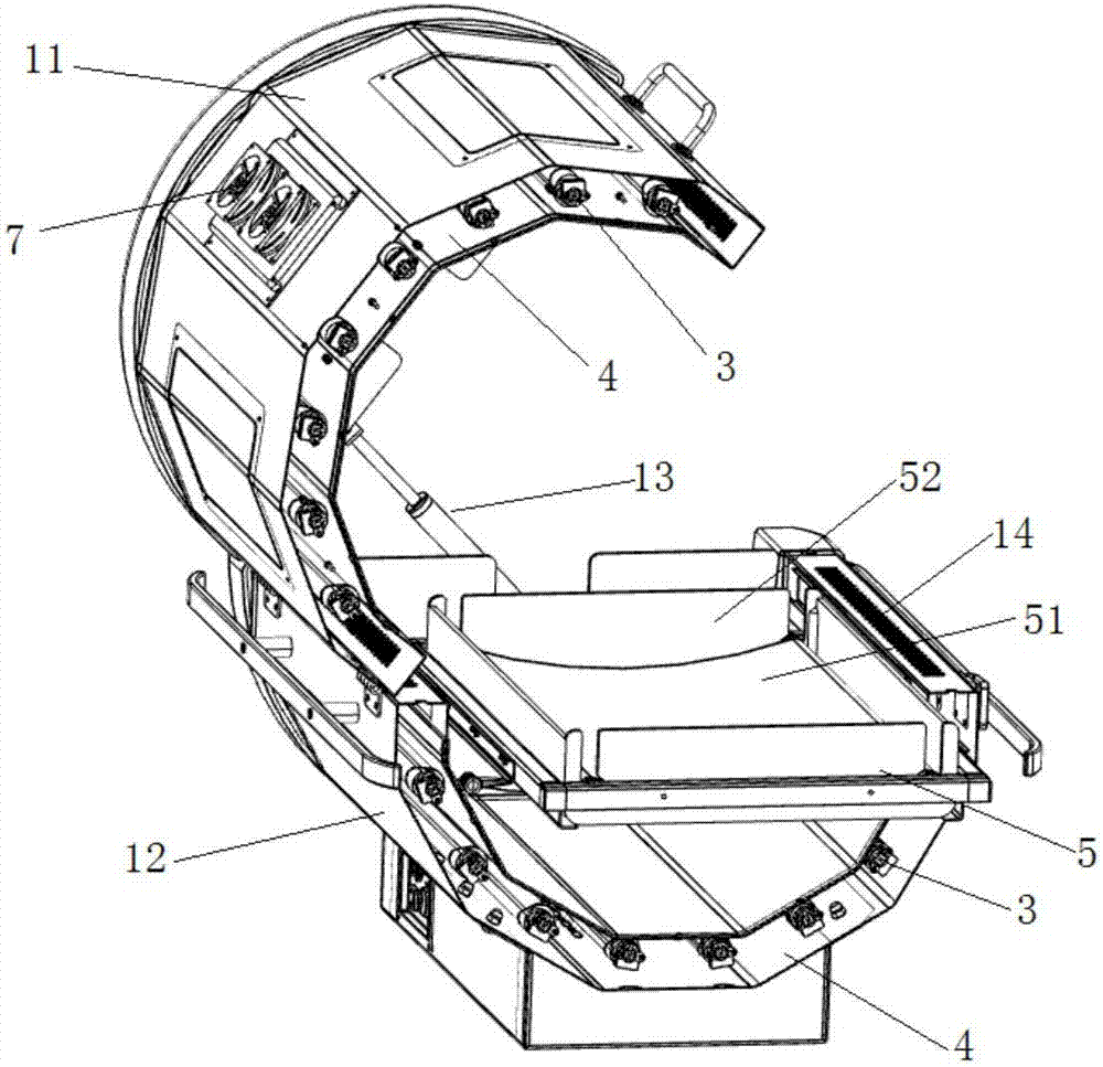 Neonatal blue-ray therapeutic apparatus