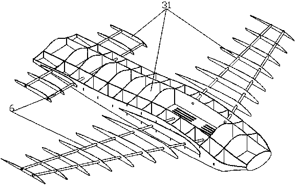 Vertical take-off and landing model aircraft unmanned aerial vehicle