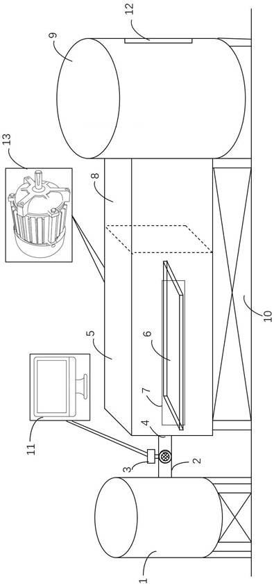 A kind of micron powder material controllable classification air sieve and screening method