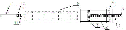 Simple hydraulic support for similar material simulation tests