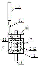 Simple hydraulic support for similar material simulation tests